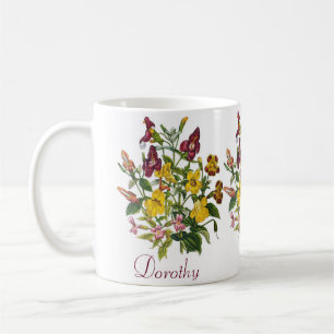 Personalisierte Affenblumen Kaffeetasse