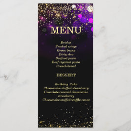 Personalisierte Afrikanerin Menükarte