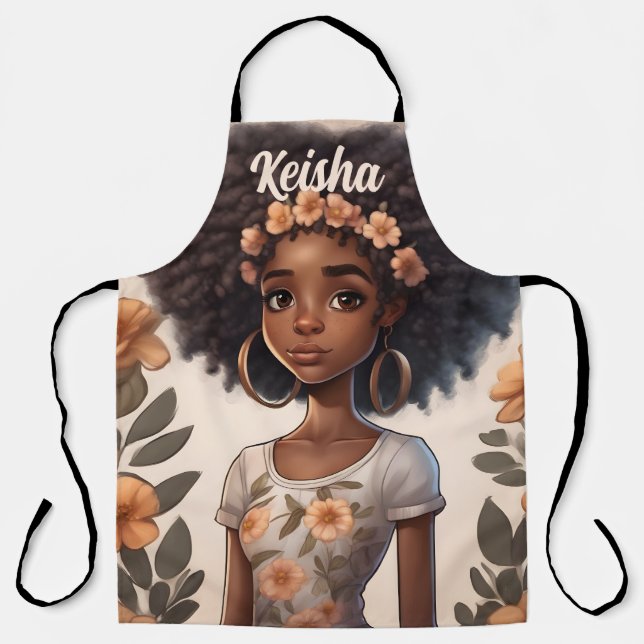 Personalisierte Afroamerikaner Schürze (Vorderseite)
