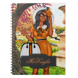 Personalisierte afroamerikanische CEO Boss Woman N Notizblock