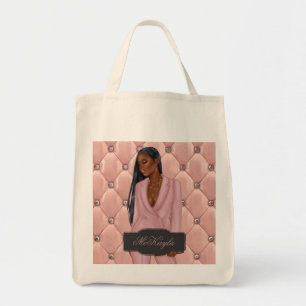 Personalisierte afroamerikanische CEO Boss Woman Tragetasche