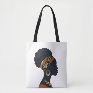 Personalisierte Afrohemian-Queen-Canvas-Tasche Tasche