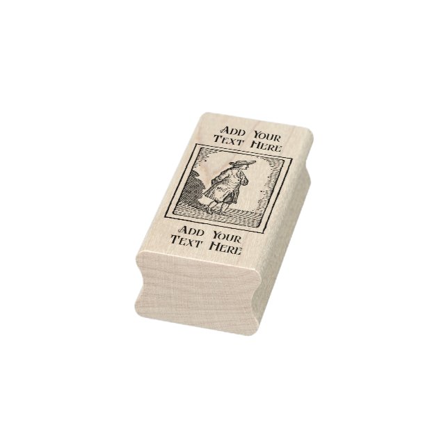 Personalisierte Ahornholz-Briefmarke Gummistempel (Stempel)