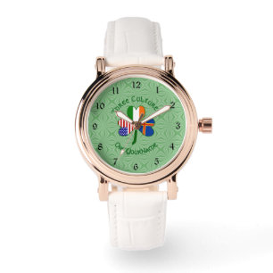 Personalisierte Åland-Inseln-Damen Armbanduhr