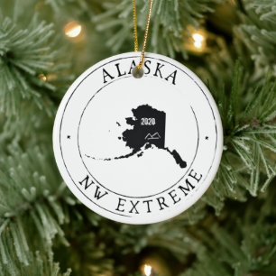 Personalisierte Alaska Weihnachtsschmuck