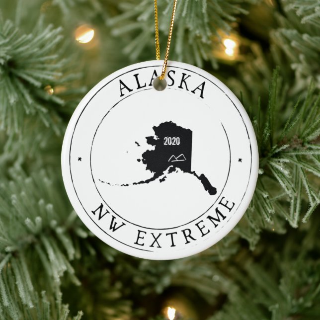 Personalisierte Alaska Weihnachtsschmuck (Baum)