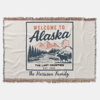 Personalisierte Alaska-Wurfdecke Decke