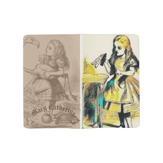 Personalisierte Alice im Wunderland Großes Moleskine Notizbuch