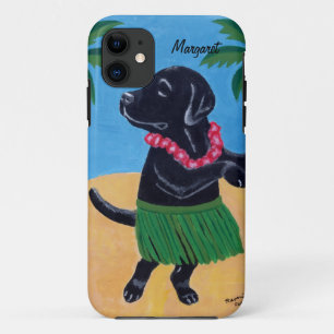 Personalisierte Aloha schwarze Labrador Malerei title_seo2