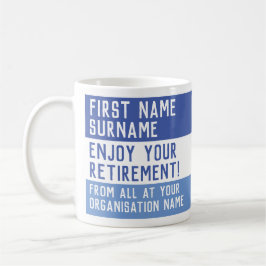 Personalisierte Altersvorsorge Kaffeetasse