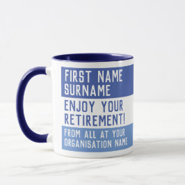 Personalisierte Altersvorsorge Tasse