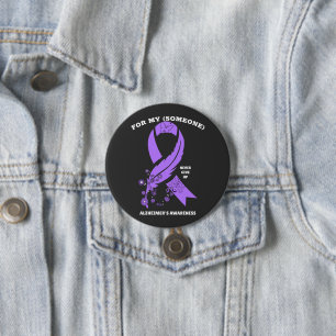 Personalisierte Alzheimer-Sensibilisierungskampagn Button