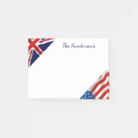 Personalisierte American British Flags Patriotic