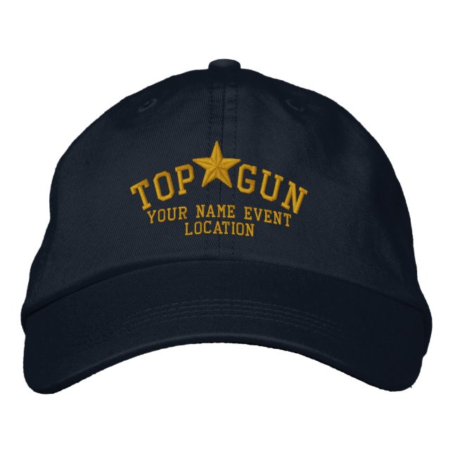 Personalisierte American Star Embroidery Bestickte Baseballkappe (Vorderseite)
