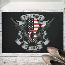 Personalisierte amerikanische Veteran Proud Vet US