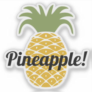 PERSONALISIERTE Ananas Aufkleber