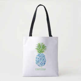 Personalisierte Ananas Chinoiserie Tasche