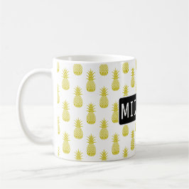 Personalisierte Ananas Kaffeetasse