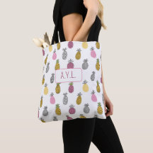 Personalisierte Ananas Tote Bag