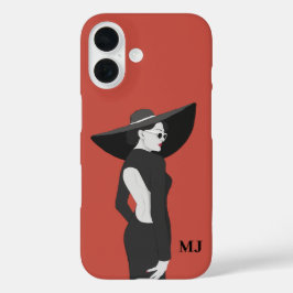 Personalisierte Anfangsbuchstaben Case-Mate iPhone iPhone 16 Hülle