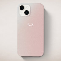 Personalisierte Anfangsmonogramm Pastel Pink Gradi