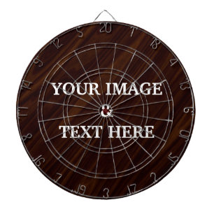 Personalisierte Anpassung Ihres eigenen Fotos & Te Dartscheibe