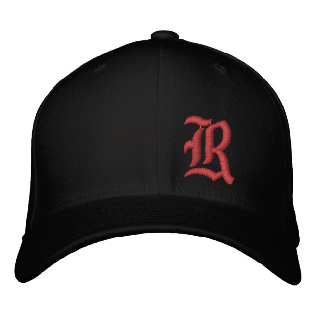 Personalisierte Anzahl und Alphabet Bestickte Baseballkappe (Vorderseite)