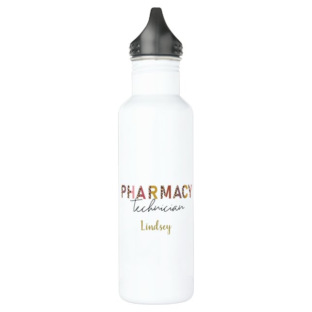 Personalisierte Apotheke Edelstahlflasche (Links)