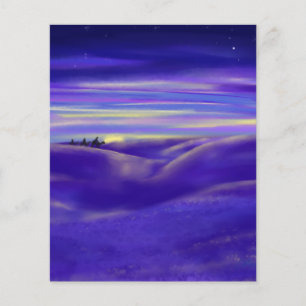 Personalisierte Aquarell-Drei-Weisen-Weihnachten