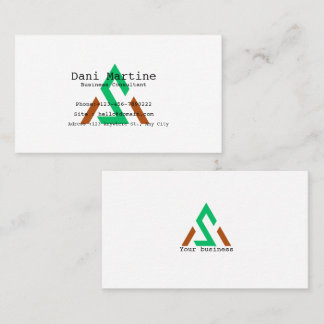 Personalisierte Aquarell-Moderne Visitenkarte