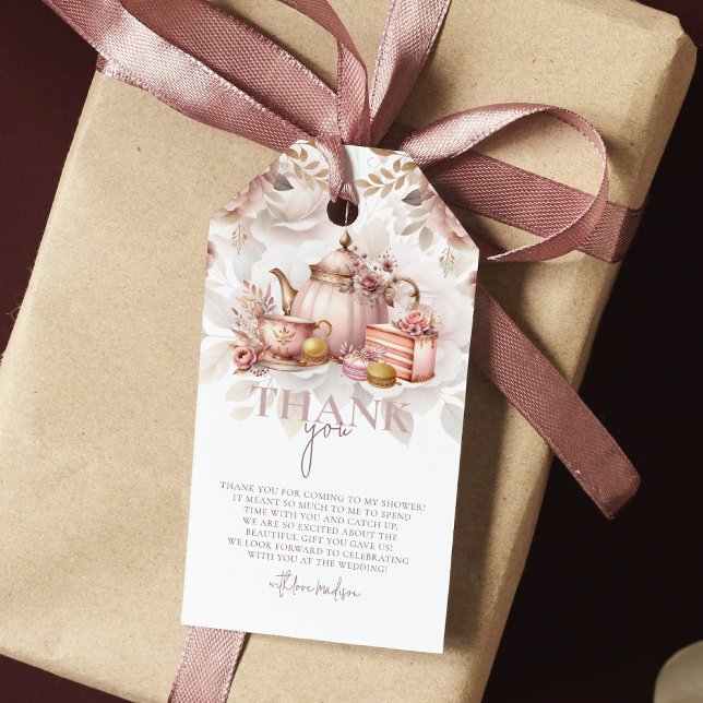 Personalisierte Aquarellbahn Bridal Hoch Teedusche Geschenkanhänger (Von Creator hochgeladen)