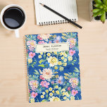 Personalisierte Aquarellblume Planer<br><div class="desc">Aquarellfarben Personalisierter Planer-Notebook</div>