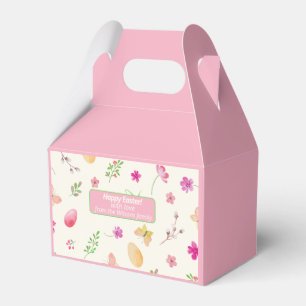 Personalisierte Aquarellfarben Flora Osterfauna Geschenkschachtel