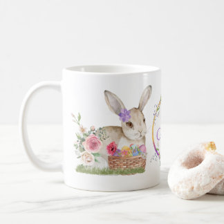 Personalisierte Aquarellfarben Ostern Sonniges Ei Kaffeetasse