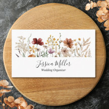 Personalisierte Aquarellfarben Wildblume Hübsch
