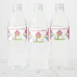 Personalisierte Aquarellfarm Geburtstag