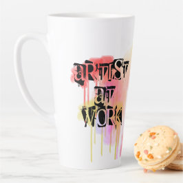 Personalisierte Aquarellkunst  Milchtasse