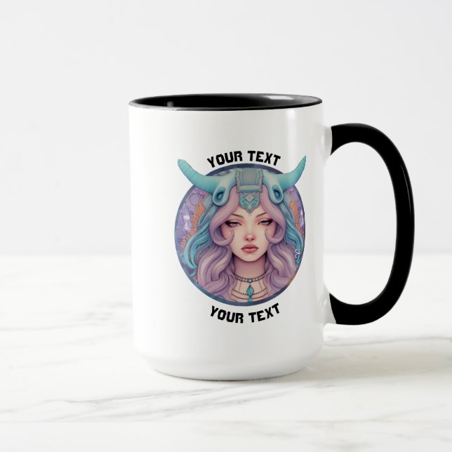 PERSONALISIERTE ARIEN ZODIAC SIGN TASSE (Rechts)