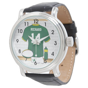 Personalisierte Armbanduhren aus Rugby Jersey