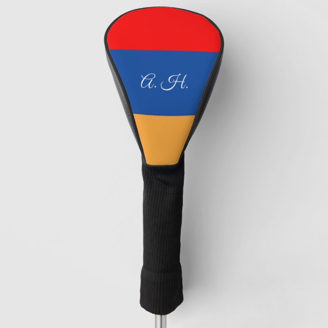 Personalisierte armenische golf headcover (Vorderseite)