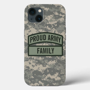 Personalisierte Army Family Camo iPhone Hülle