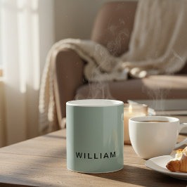 Personalisierte ASH-Farbe mit benutzerdefinierter Kaffeetasse