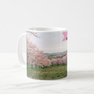 Personalisierte Ästhetik Sakura Japan Reise 2026 Kaffeetasse