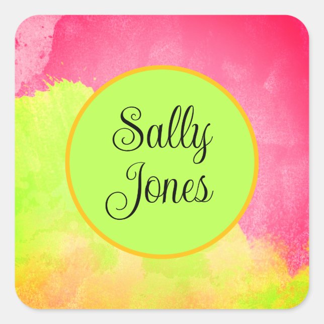 Personalisierte Aufkleber (Vorderseite)