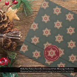 Personalisierte Aufkleber für das Rote Geschenk de