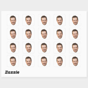 Personalisierte Aufkleber für die Gesichtshaut, be
