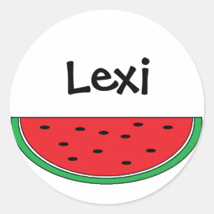 Personalisierte Aufkleber für Wassermelonen