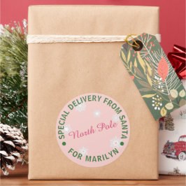 Personalisierte Aufkleber für Weihnachtsgeschenke