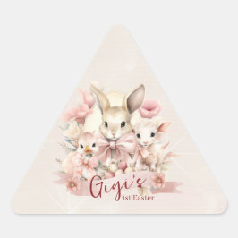 Personalisierte Aufkleber zum Party "Bunny, Chick
