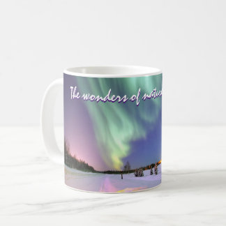 Personalisierte Aurora Borealis Nordlichter Kaffeetasse